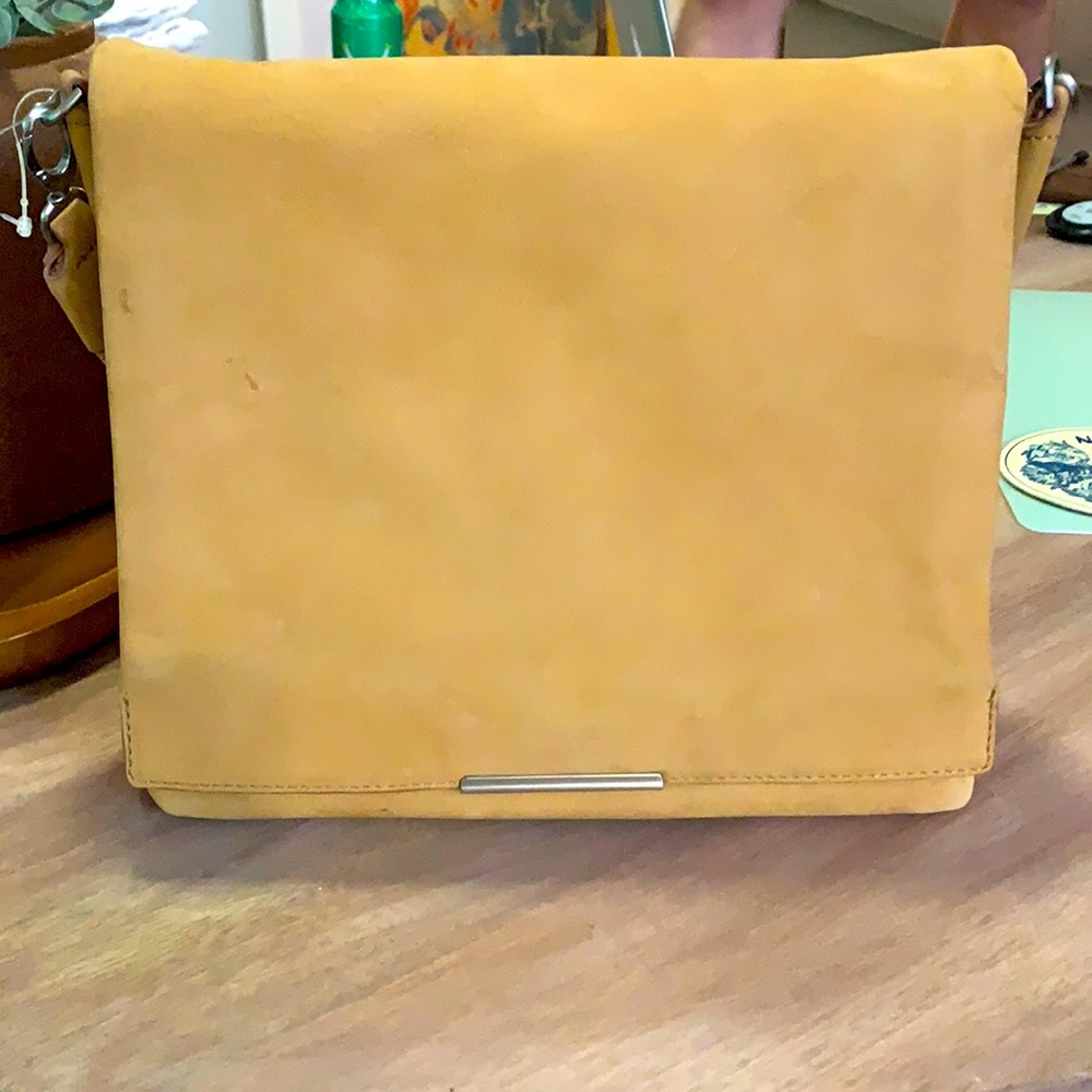 Skagen Suede Flapover Shoulder Bag - Never Used!